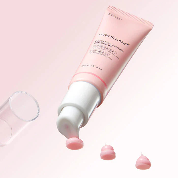 Medicube PDRN Pink Peptide Eye Cream – Contorno reafirmante con péptidos (30 ml)