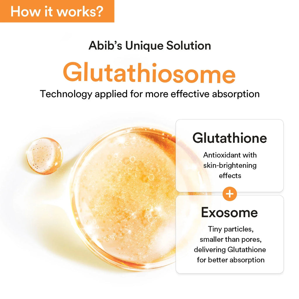 Abib Sérum despigmentante Glutathiosome Vita Drop – Manchas y tono uniforme (50 ml)