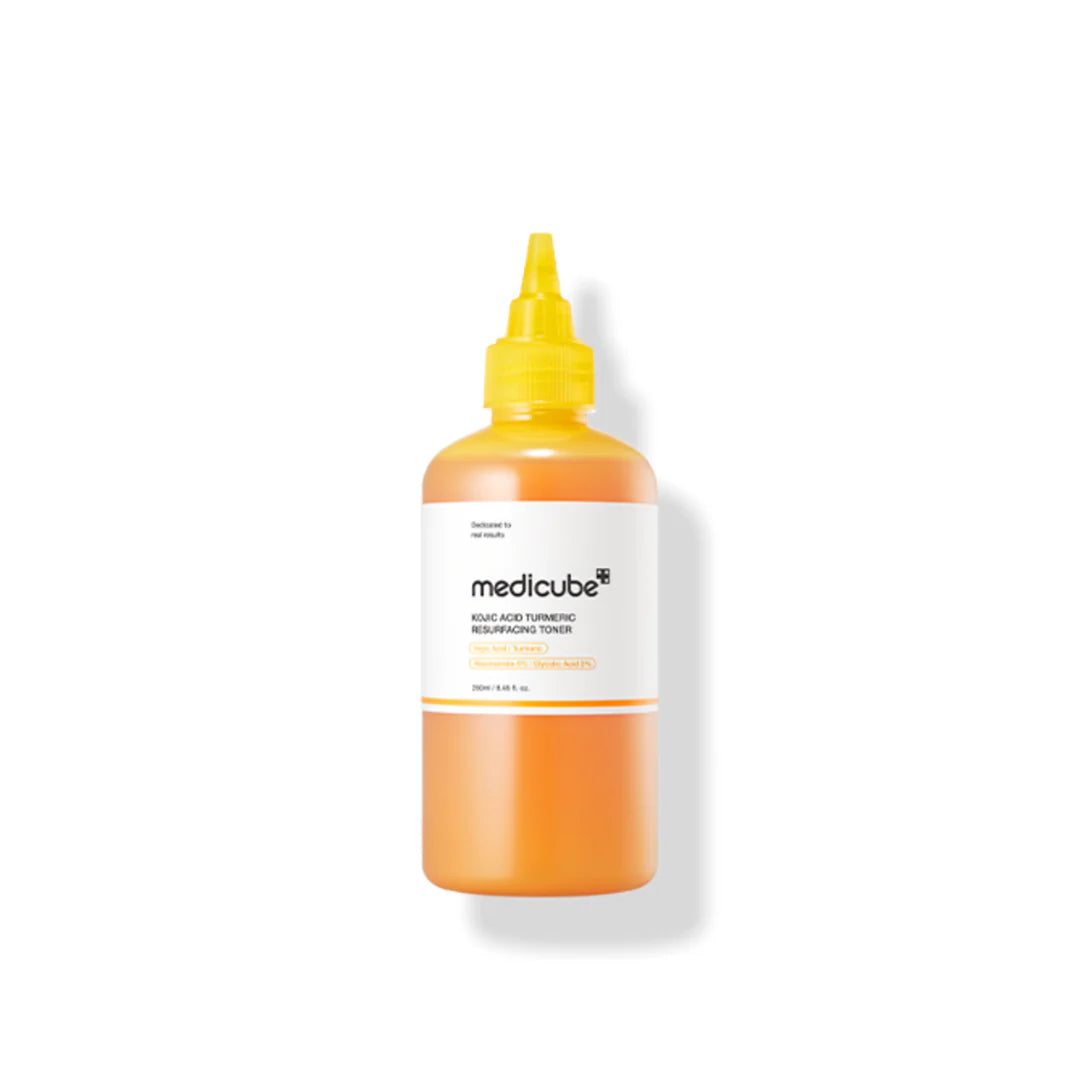 Medicube Kojic Acid Turmeric Resurfacing Toner – Tónico iluminador (250 ml)