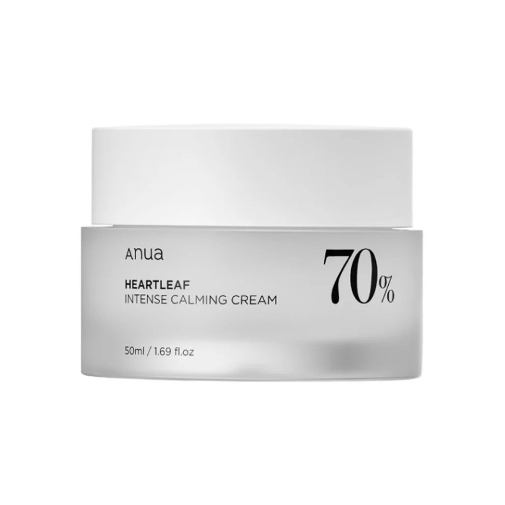 Anua Crema calmante intensiva Heartleaf 70% – Alivio y reparación para piel sensible (50 ml)
