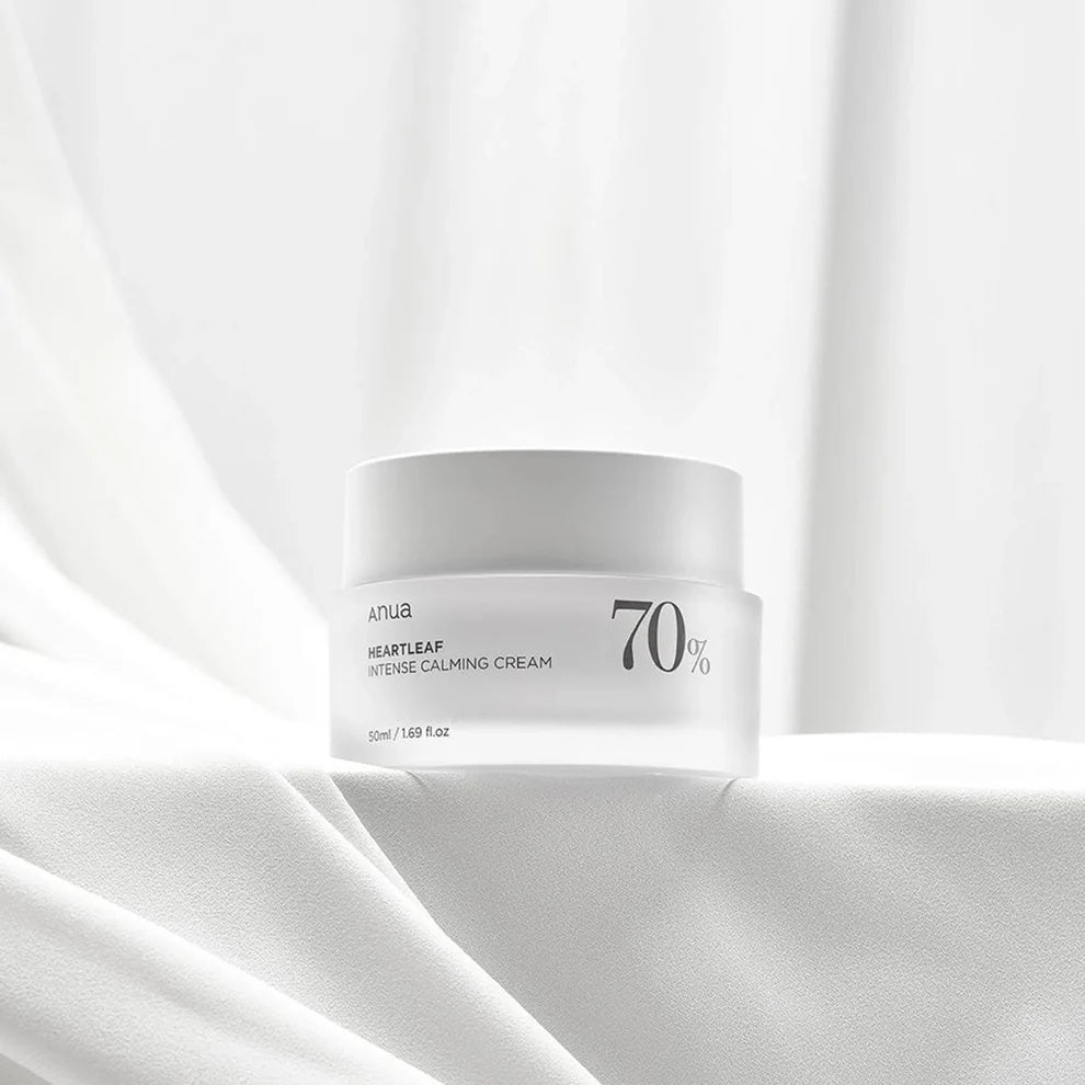 Anua Crema calmante intensiva Heartleaf 70% – Alivio y reparación para piel sensible (50 ml)