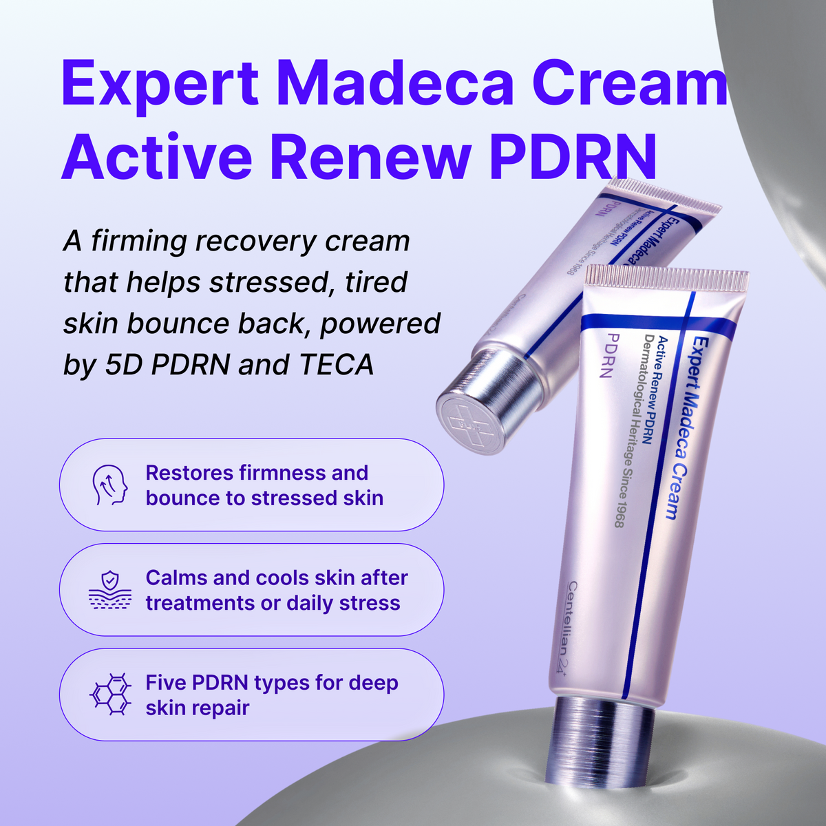 Centellian24 Expert Madeca Cream Active Renew PDRN 50 ml – imagen 5