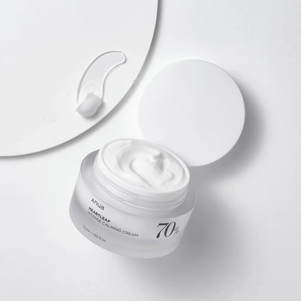 Anua Crema calmante intensiva Heartleaf 70% – Alivio y reparación para piel sensible (50 ml)