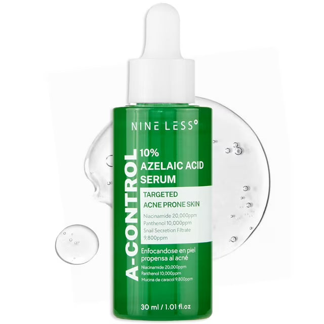 Nine Less A-Control 10% Azelaic Acid Serum – Sérum calmante con ácido azelaico (30ml)