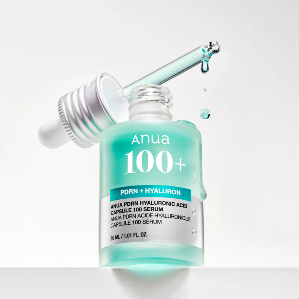 Anua PDRN Hyaluronic Acid Capsule 100 Serum – Sérum hidratante con PDRN y 11 tipos de HA (30 ml)