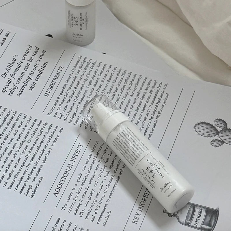 Dr. Althea 345 Relief Cream Mist – Bruma calmante con niacinamida y centella (60 ml)