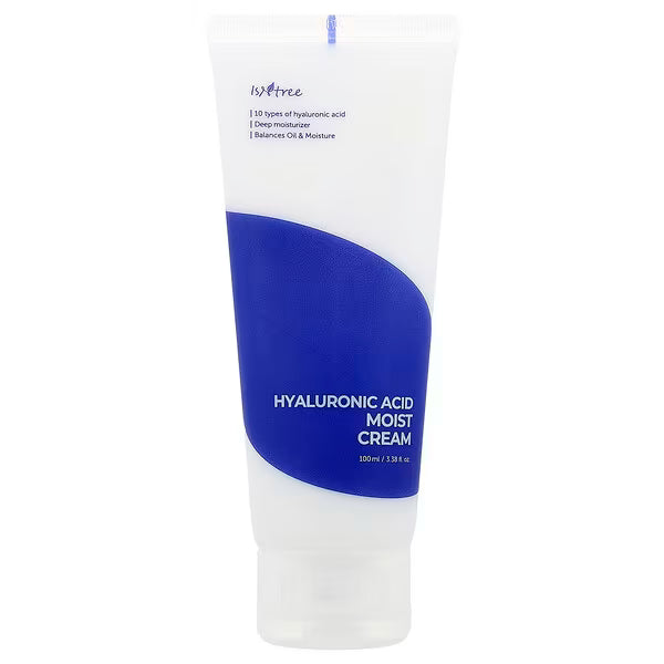 Isntree Hyaluronic Acid Moist Cream – Crema hidratante para piel seca (100 ml)