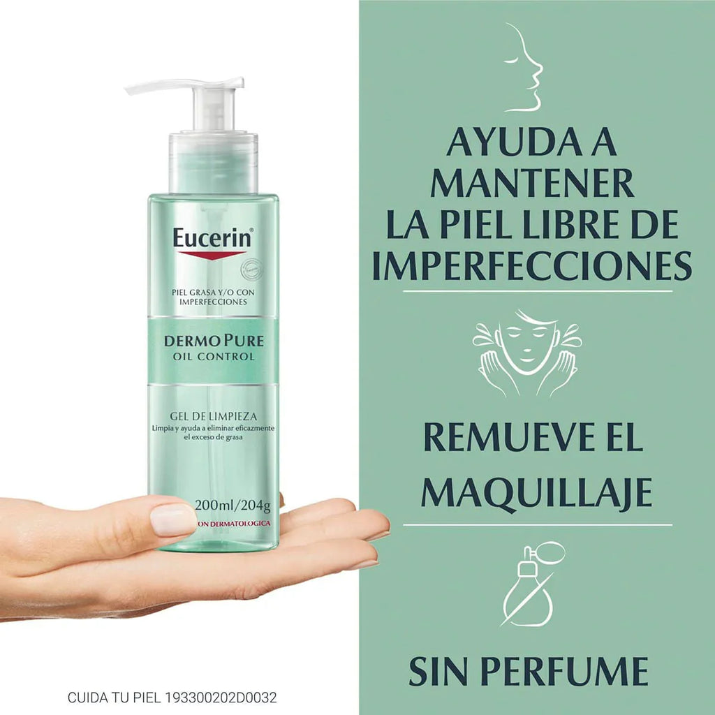Eucerin Dermopure Gel Limpiador (200 ml)