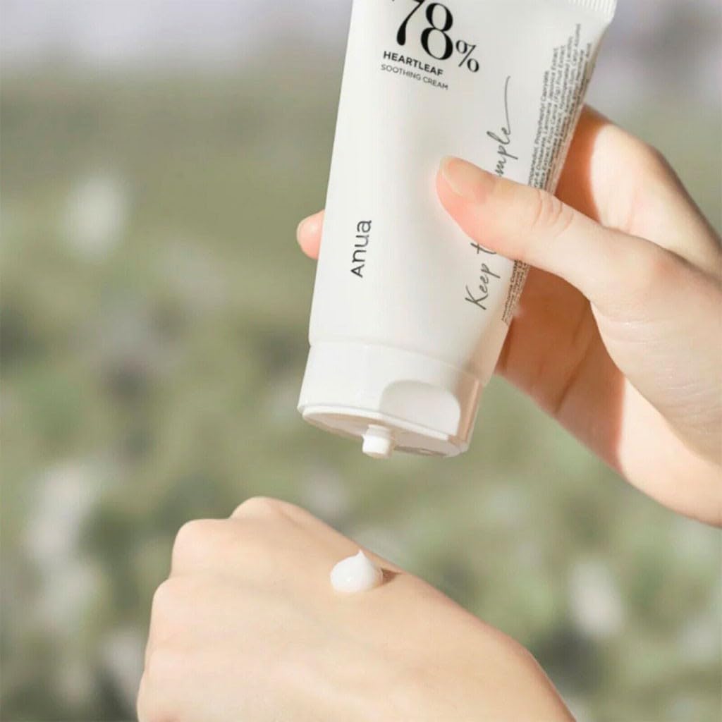 Anua Crema calmante Heartleaf 70% – Hidratación diaria para piel sensible (100 ml)