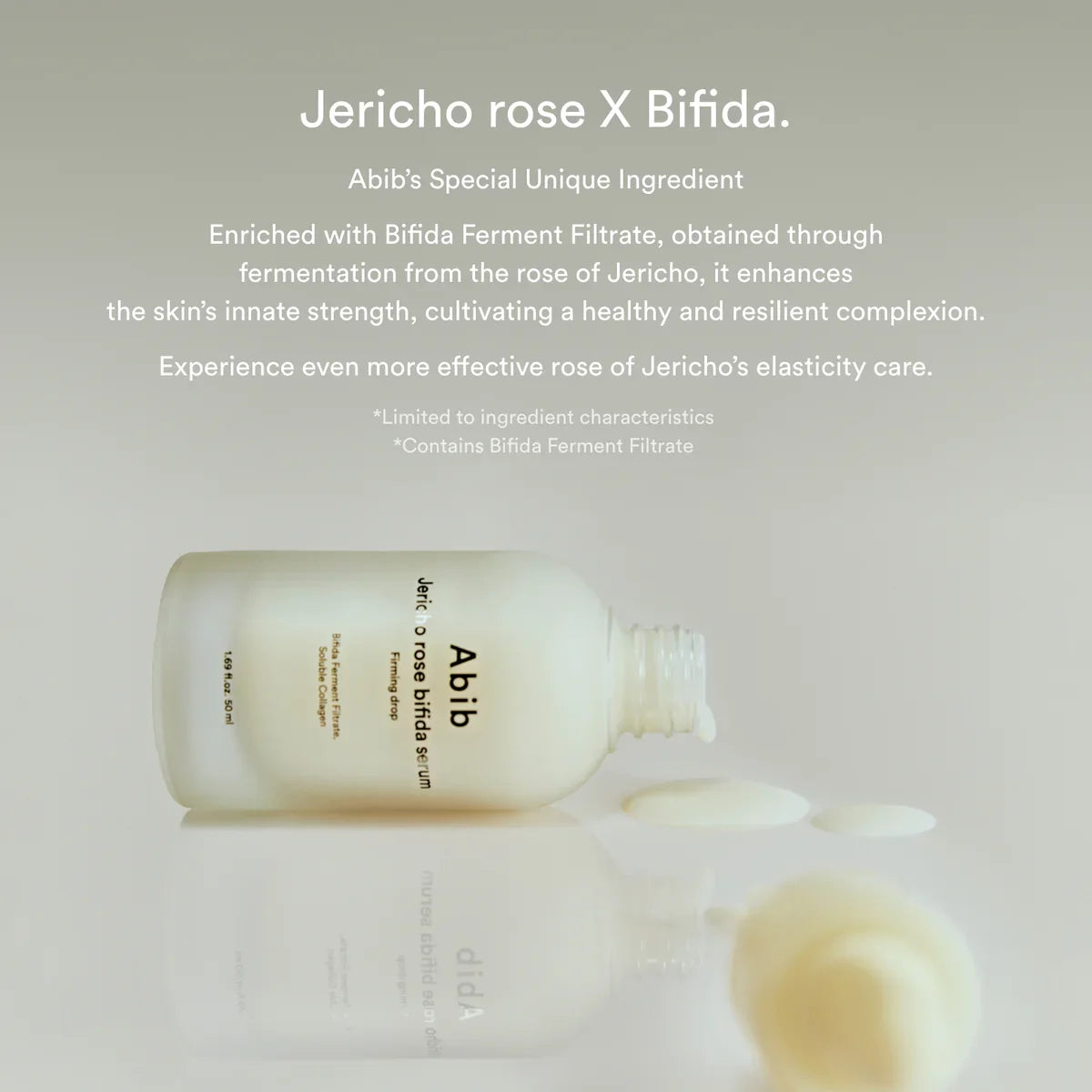 Abib Sérum reafirmante Jericho Rose Bifida – Elasticidad y reparación (50 ml)