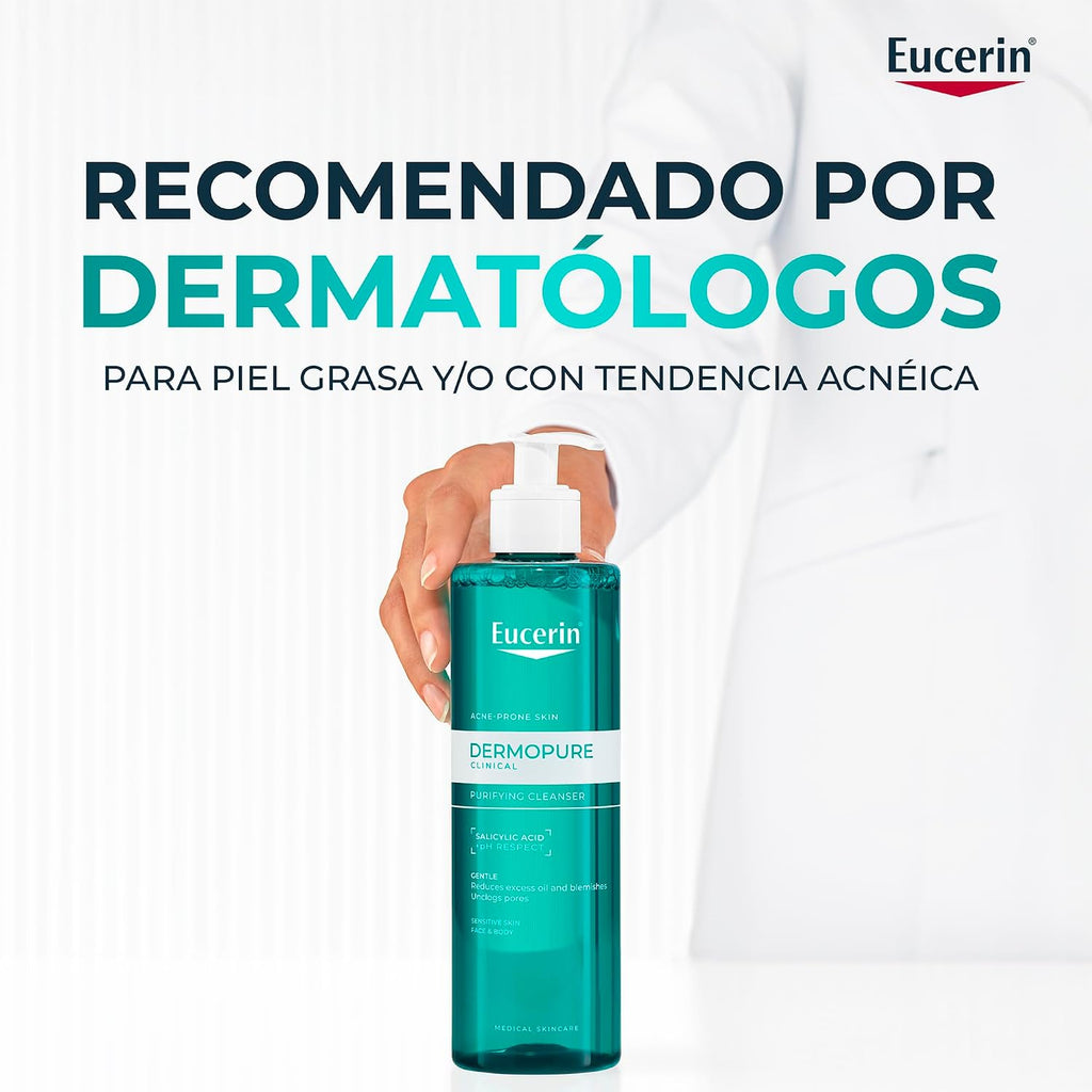 Eucerin DermoPure – Gel limpiador purificante (200 ml)