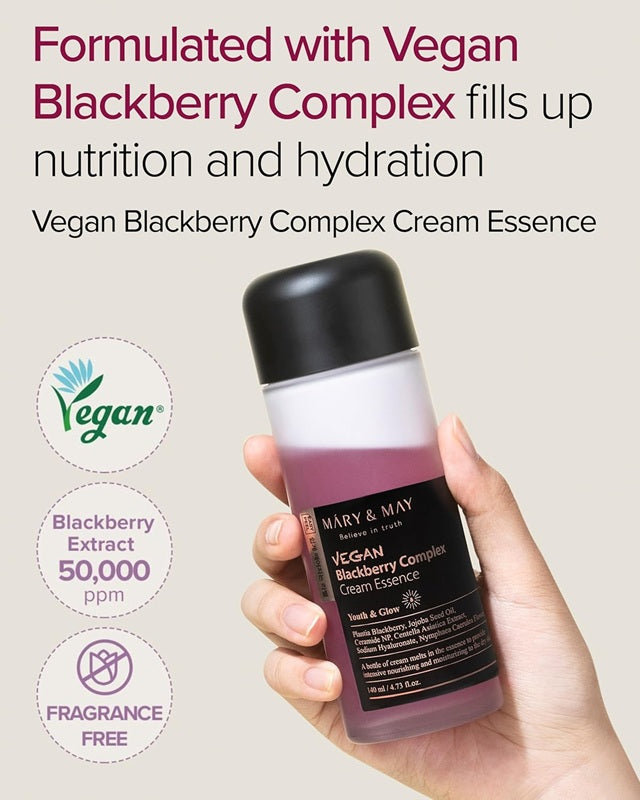 Mary & May Vegan Blackberry Complex Cream Essence (140 ml)
