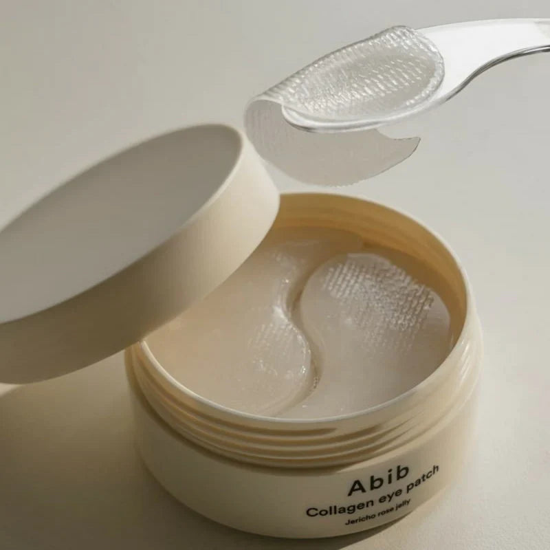 Abib Collagen Eye Patch Jericho Rose Jelly – Parches reafirmantes para ojos (60 pz)