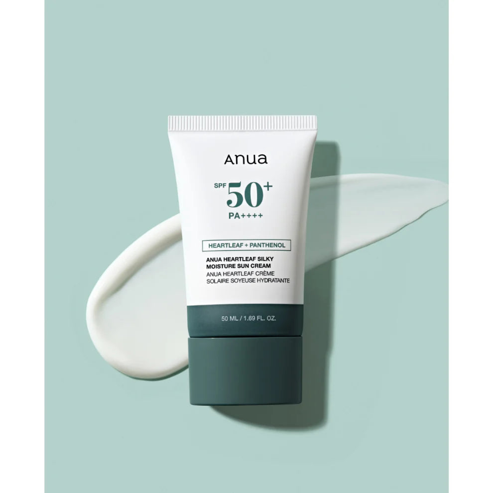 Anua Heartleaf Silky Moisture Suncream SPF50+ PA++++ (50 ml)