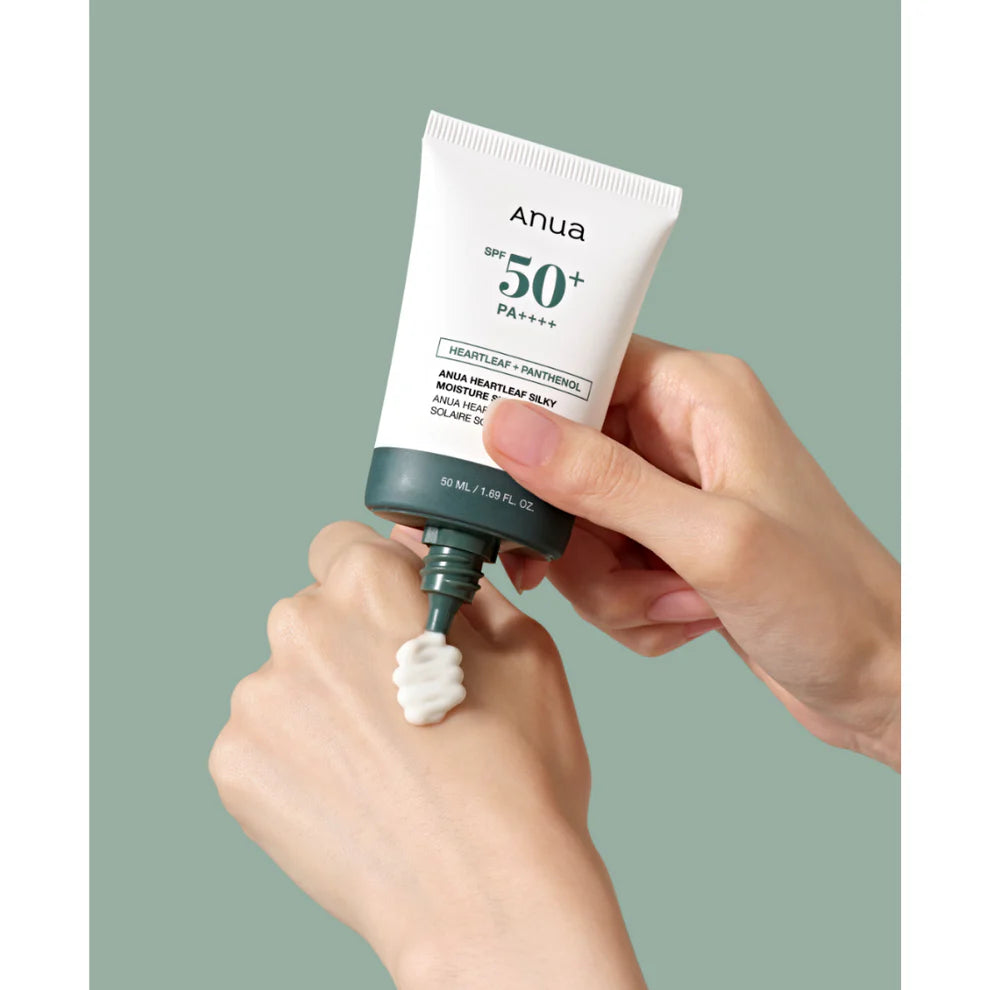 Anua Heartleaf Silky Moisture Suncream SPF50+ PA++++ (50 ml)