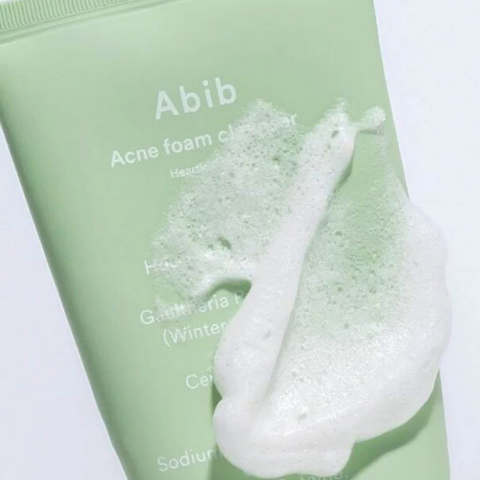 Abib Limpiador facial Heartleaf – Espuma antiacné con hoja de corazón (150 ml)