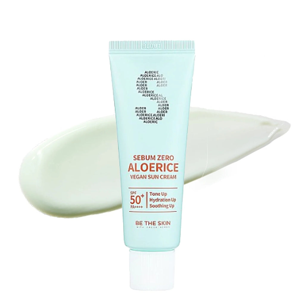 Be The Skin Sebum Zero Aloerice Vegan Sun Cream SPF50+ PA++++ (50 ml)