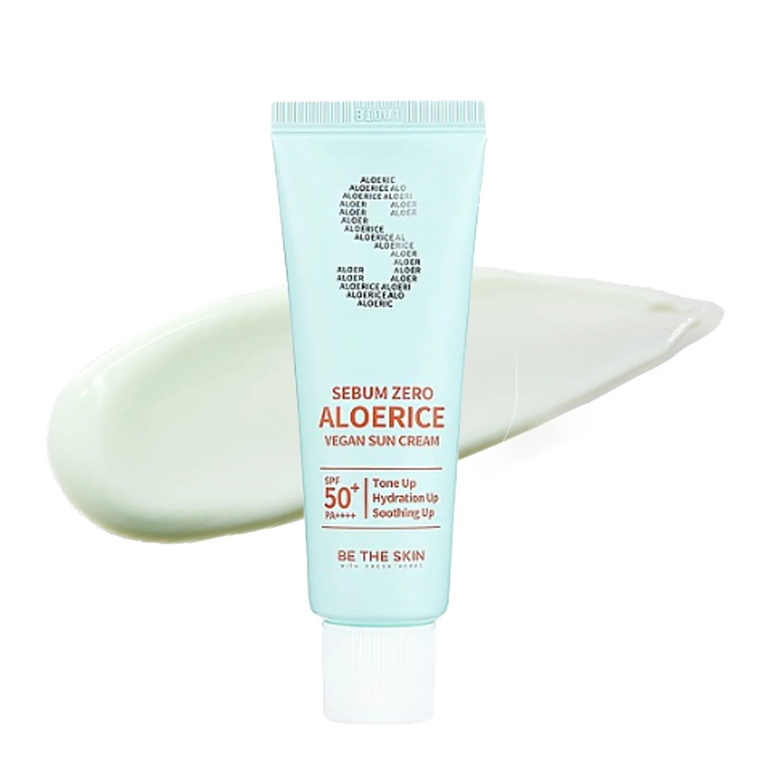 Be The Skin Sebum Zero Aloerice Vegan Sun Cream SPF50+ PA++++ (50 ml)