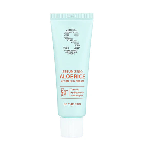 Be The Skin Sebum Zero Aloerice Vegan Sun Cream SPF50+ PA++++ (50 ml)