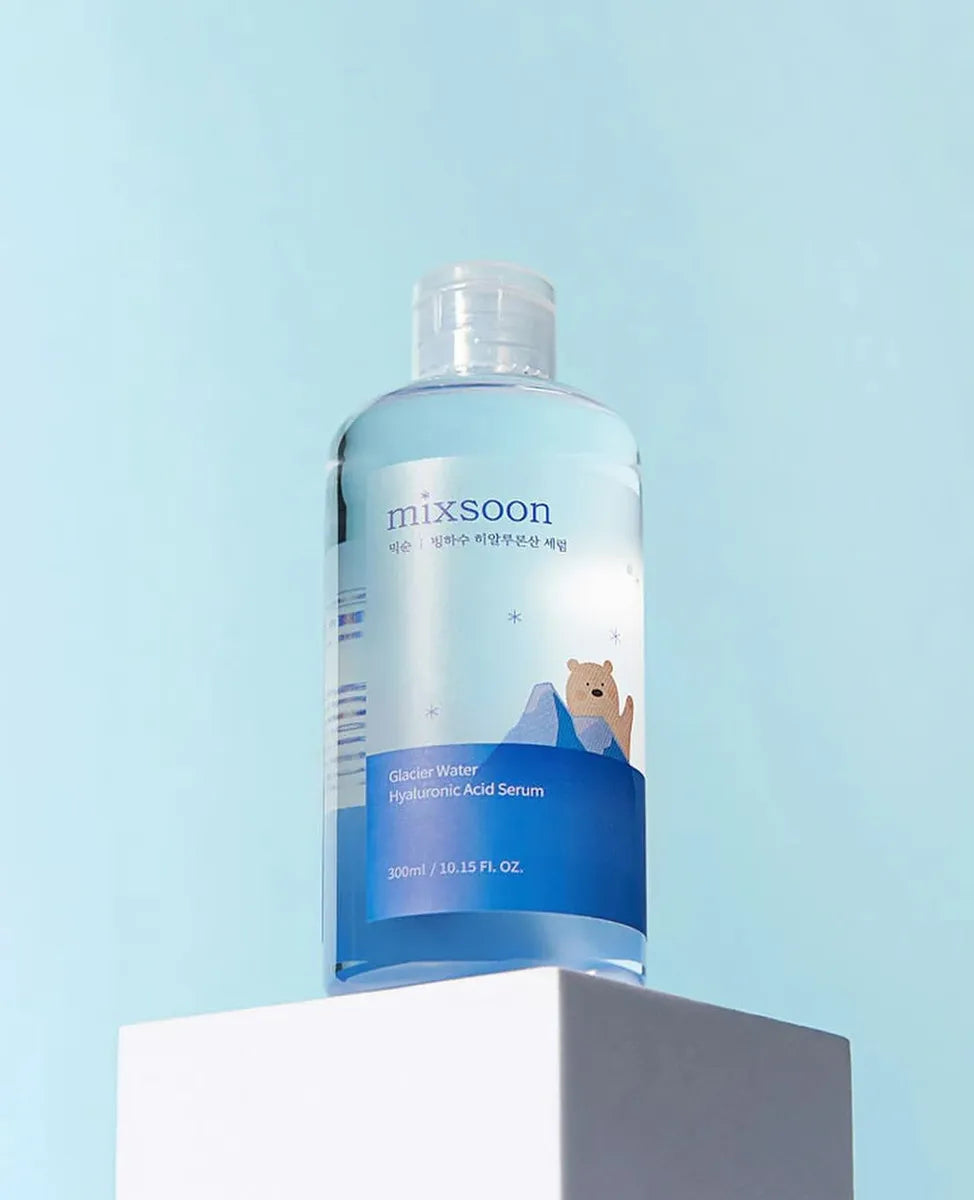 Mixsoon Sérum hidratante Glacier Water – Ácido hialurónico y agua glaciar (300 ml)