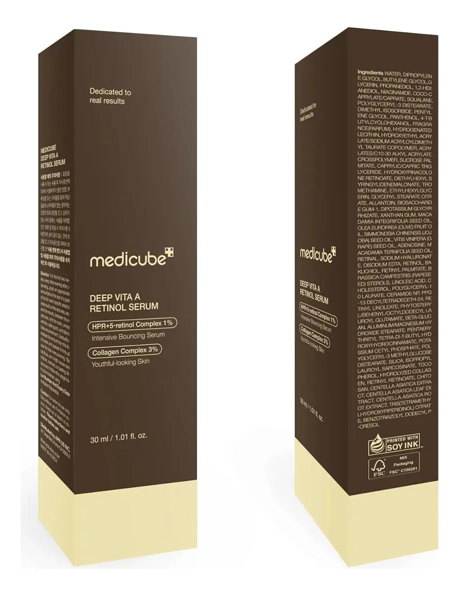 Medicube Deep Vita A Retinol Serum – Sérum renovador con vitamina A (30 ml)