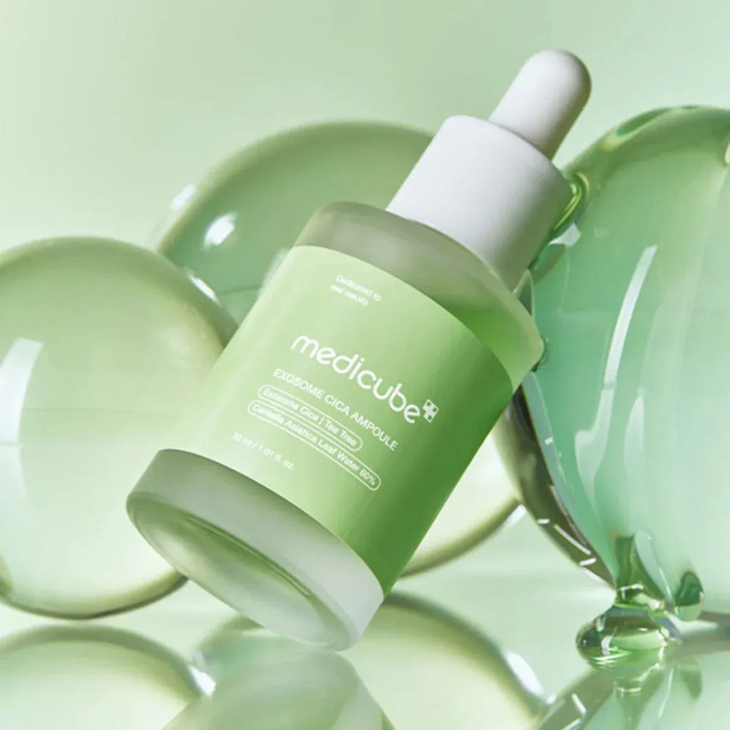 Medicube Ampoule calmante Exosome Cica – Reparación intensiva y alivio de la piel sensible (30 ml)