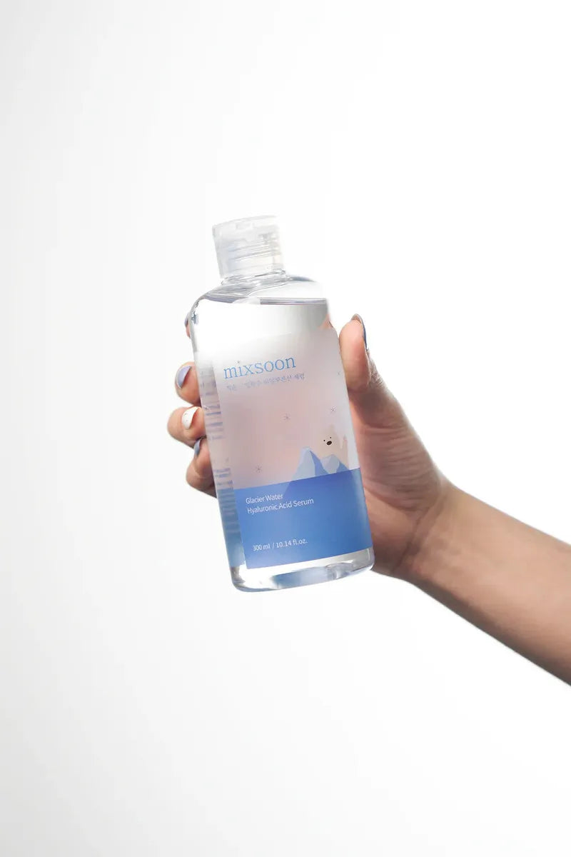 Mixsoon Sérum hidratante Glacier Water – Ácido hialurónico y agua glaciar (300 ml)