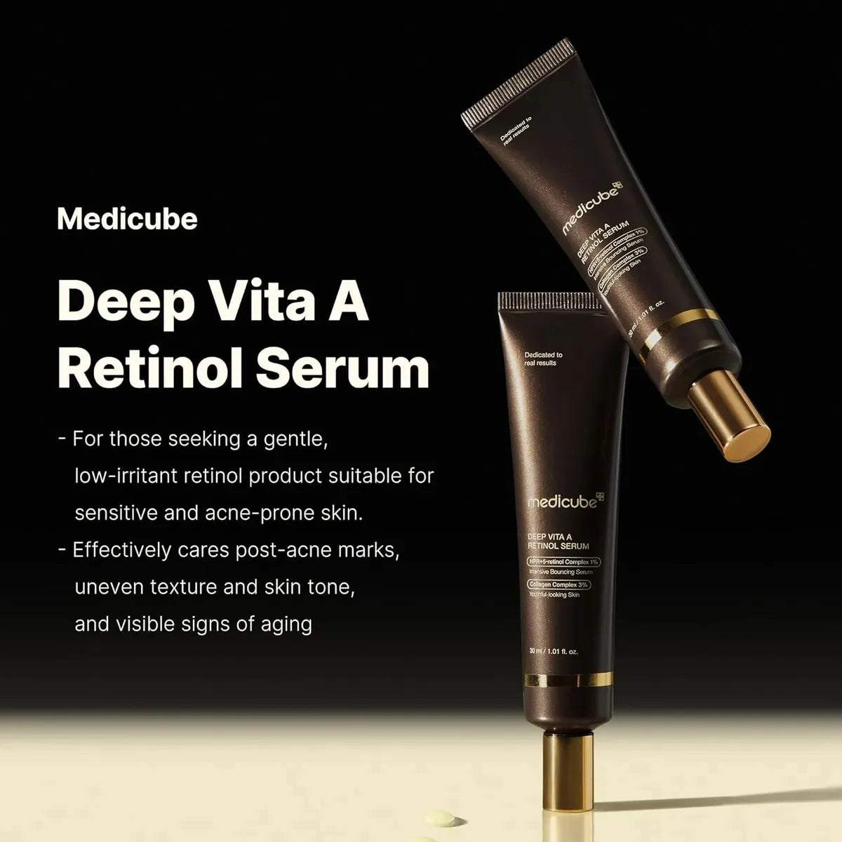 Medicube Deep Vita A Retinol Serum – Sérum renovador con vitamina A (30 ml)