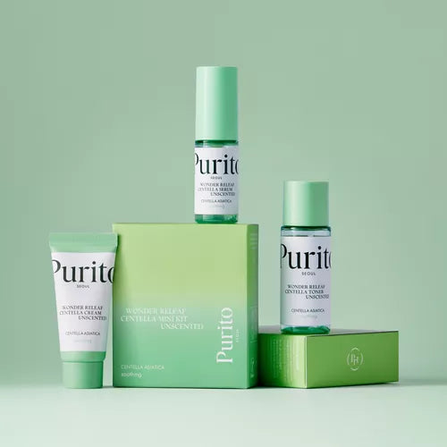 Purito Seoul Wonder Releaf Unscented Mini Starter Kit