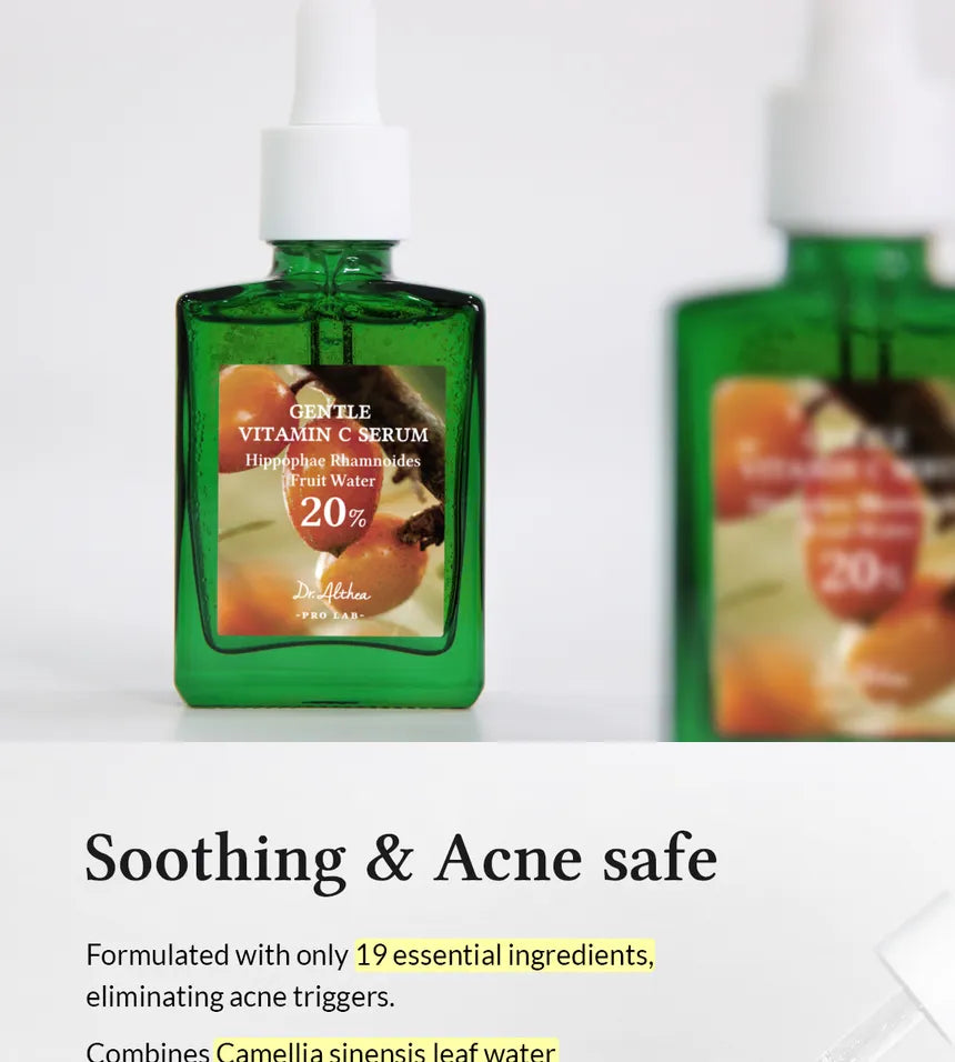 Dr. Althea Sérum iluminador Gentle Vitamin C – Vitamina C suave para piel sensible (30 ml)