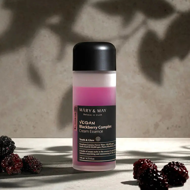 Mary & May Vegan Blackberry Complex Cream Essence – Esencia-crema antioxidante (140 ml)