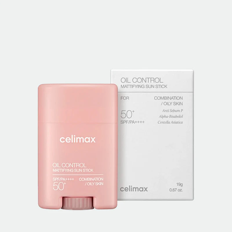 Celimax Oil Control Mattifying Sun Stick – Barra solar mate SPF50+ PA++++ (19 g)
