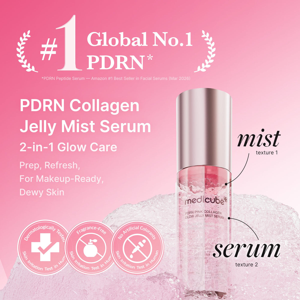 Medicube PDRN Pink Collagen Glow Jelly Mist