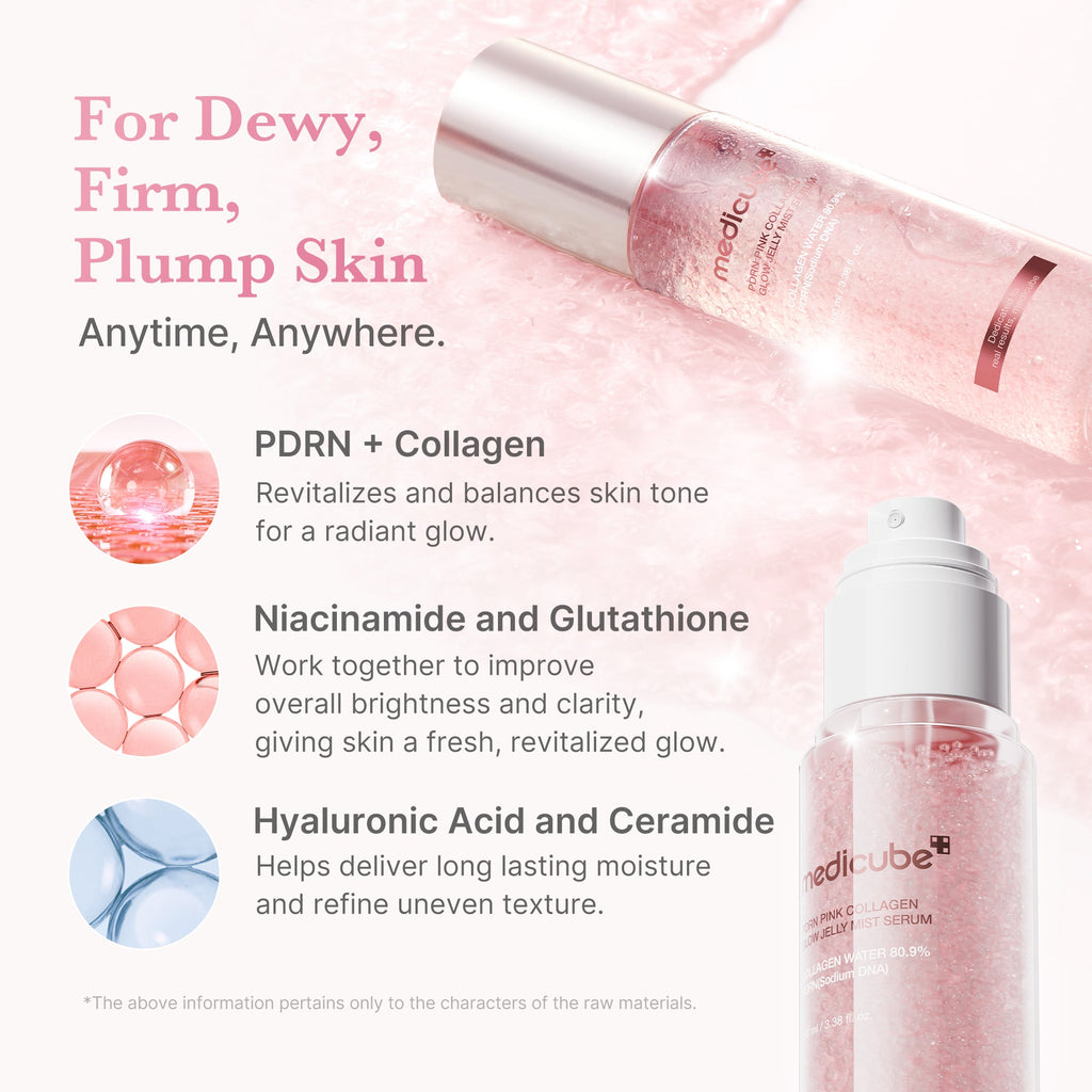 Medicube PDRN Pink Collagen Glow Jelly Mist