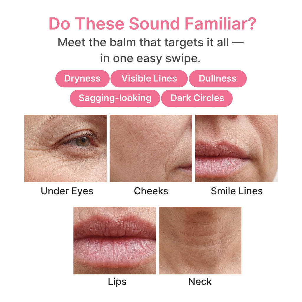 Zonas de uso: bajo los ojos, mejillas, líneas de sonrisa, labios y cuello