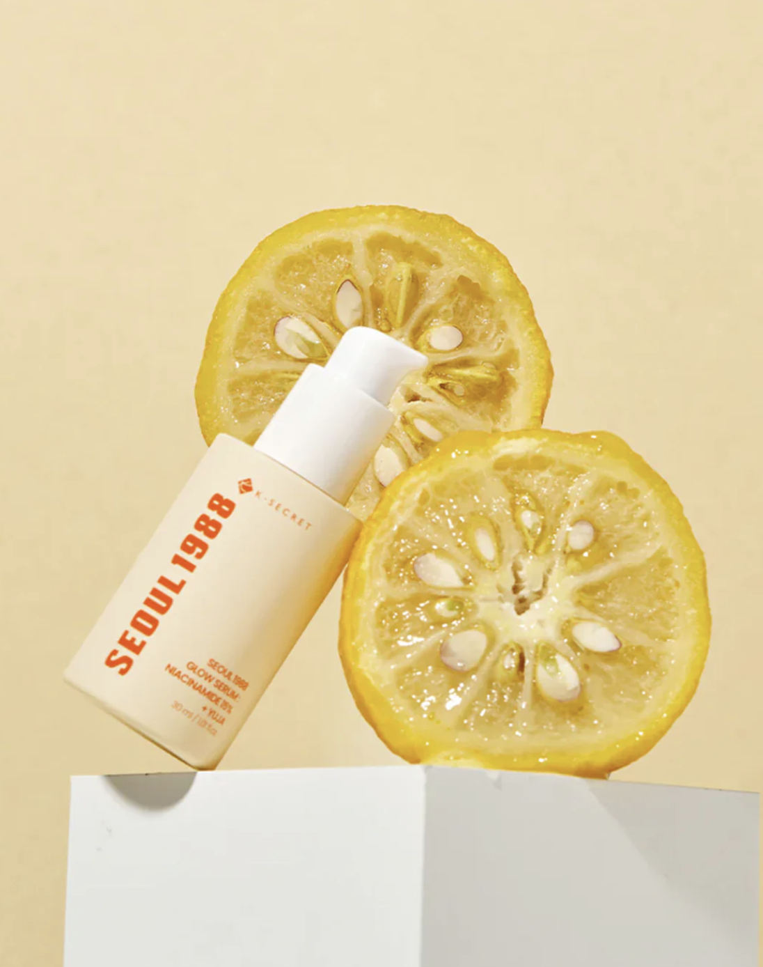 K-Secret Sérum iluminador Glow – Niacinamida 15% + Yuja para tono uniforme (30 ml)