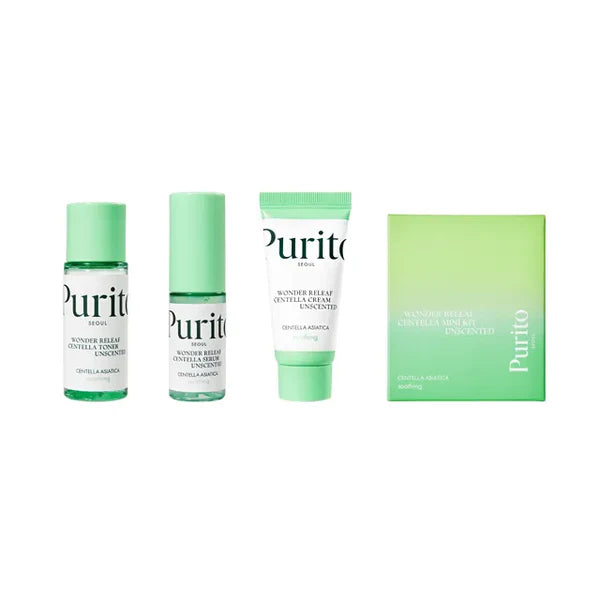 Purito Seoul Wonder Releaf Unscented Mini Starter Kit