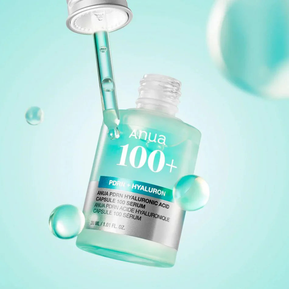 Anua PDRN Hyaluronic Acid Capsule 100 Serum – Sérum hidratante con PDRN y 11 tipos de HA (30 ml)