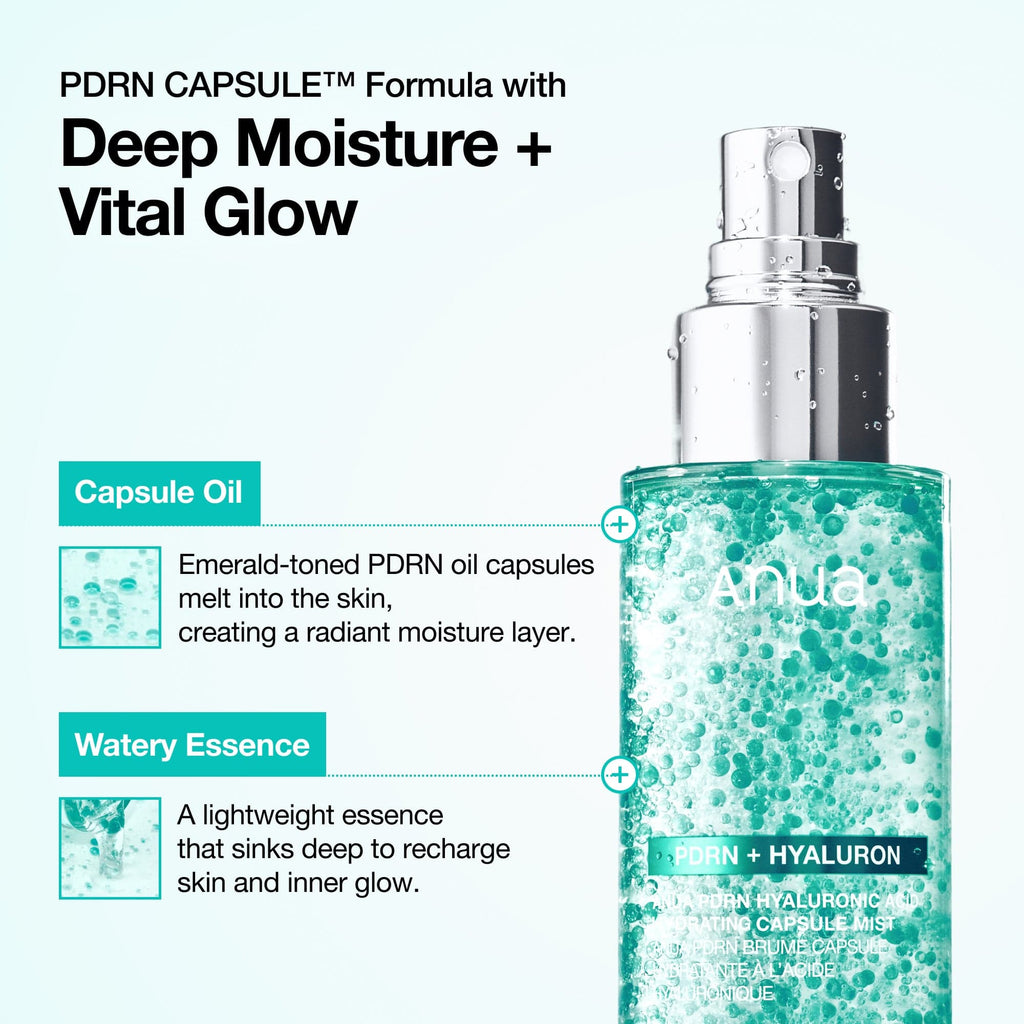 Anua PDRN Hyaluronic Acid Hydrating Capsule Mist 100 ml – imagen 4