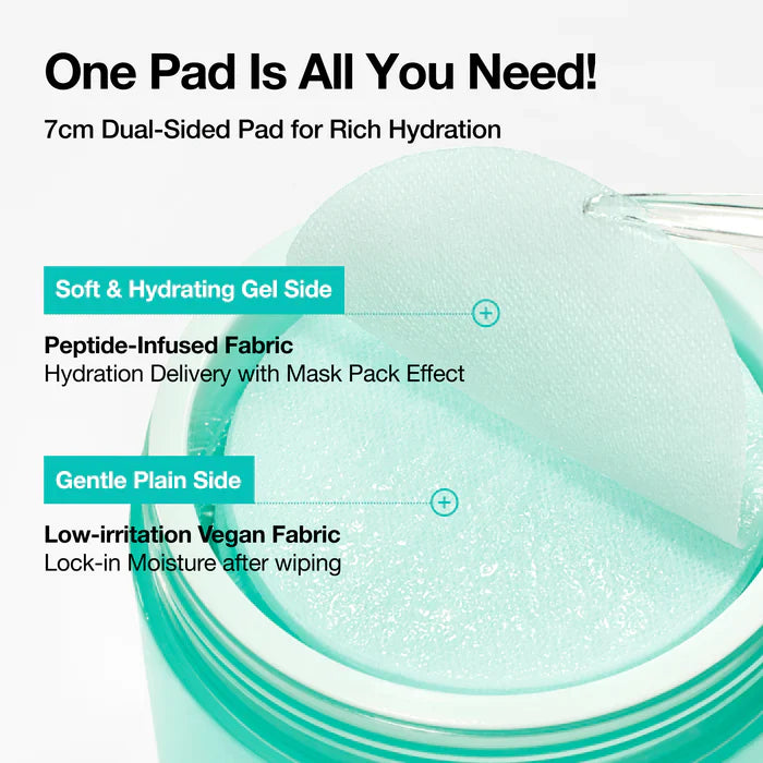 Anua PDRN Hyaluronic Glow Pad – Pads iluminadores con PDRN y ácido hialurónico (60 discos)