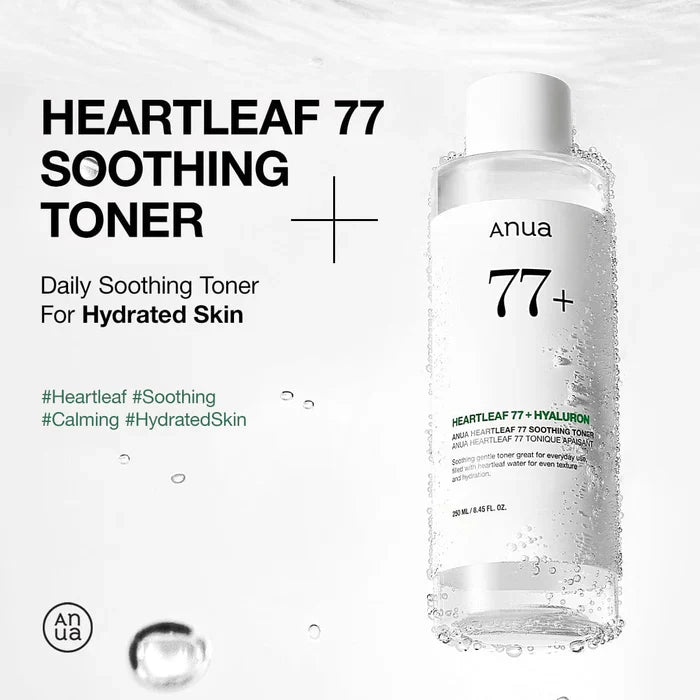 Anua Heartleaf 77% Soothing Toner – Tónico Calmante (250 ml)