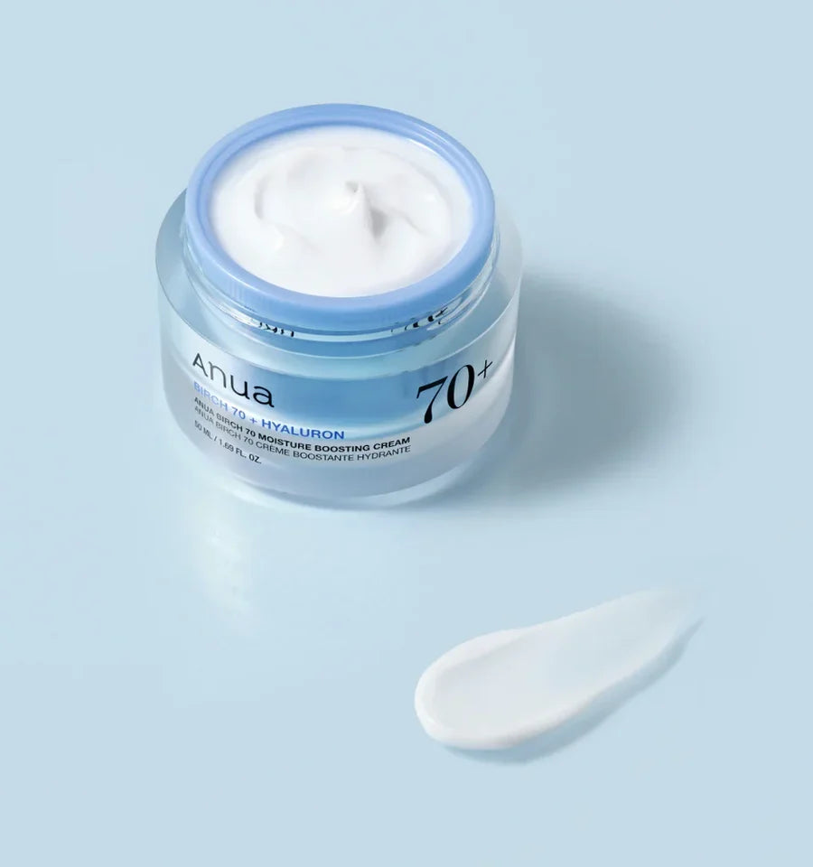 Anua Crema hidratante Birch 70% – Savia de abedul japonés