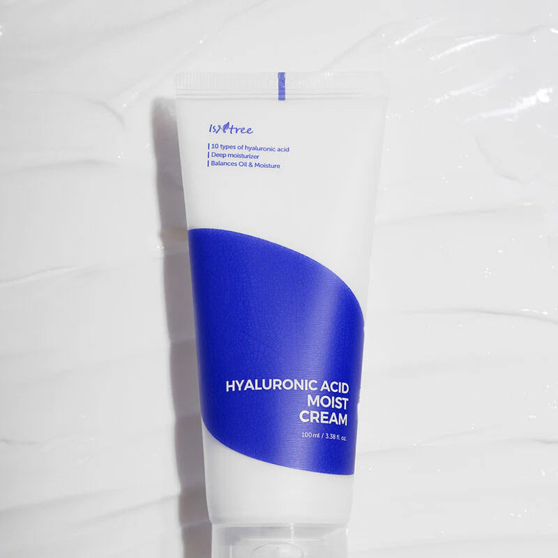 Isntree Hyaluronic Acid Moist Cream – Crema hidratante para piel seca (100 ml)