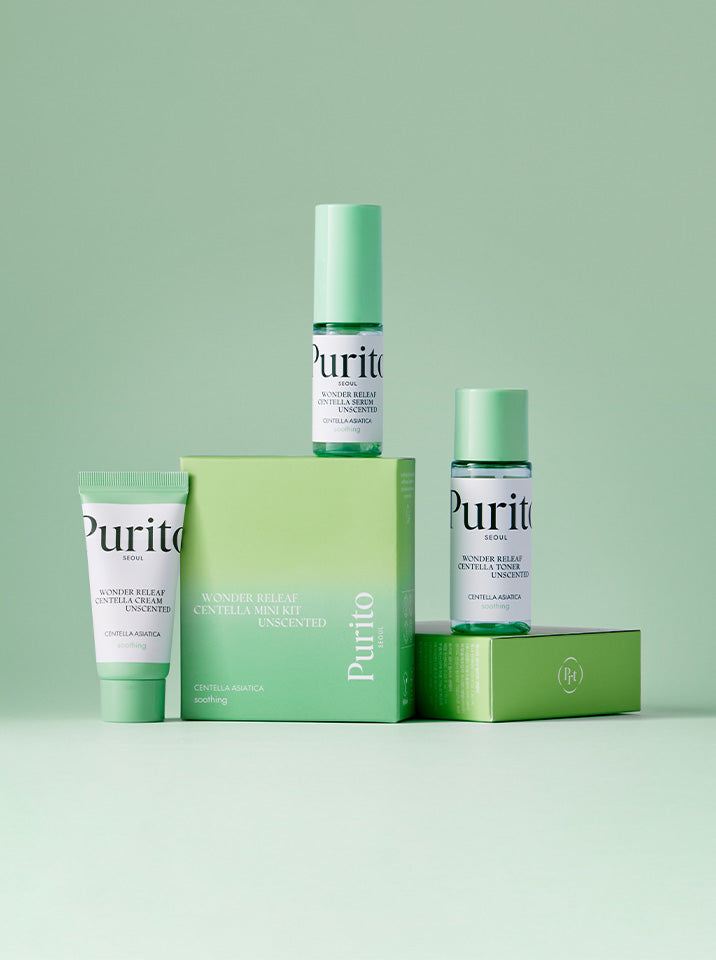 Purito Seoul Wonder Releaf Unscented Mini Starter Kit