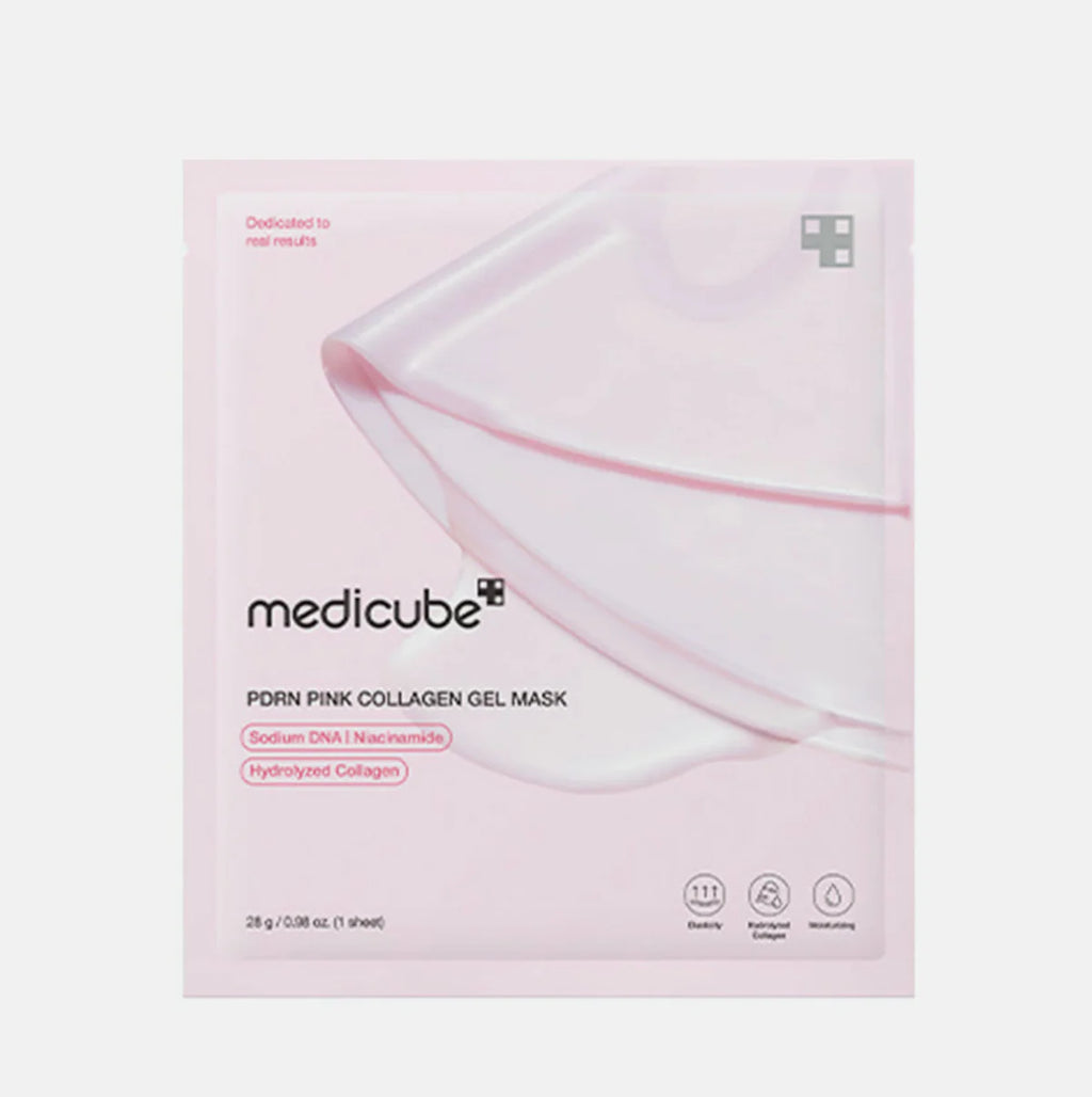 Medicube Mascarilla en gel PDRN Pink Collagen – Firmeza y glow (4 pz)