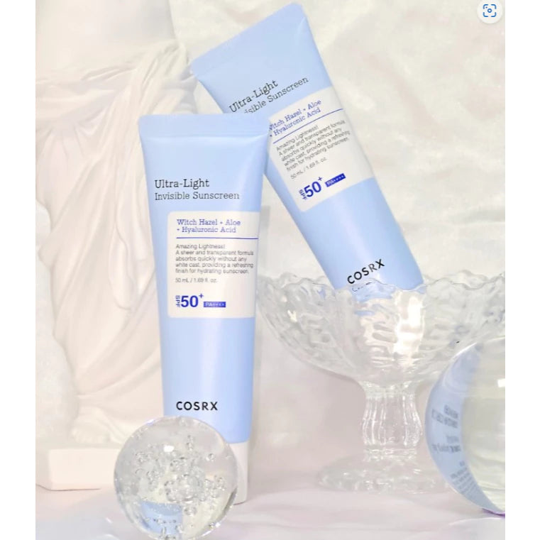 COSRX Ultra Light Invisible Sunscreen – Protector solar ultraligero SPF50 PA++++ (50 ml)