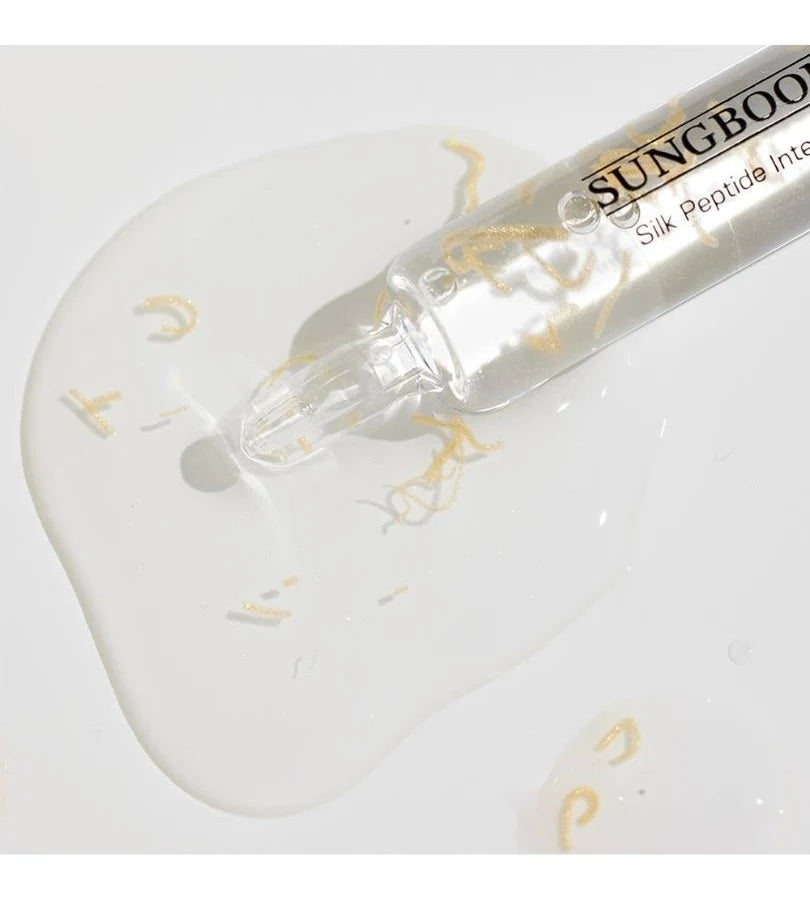 SUNGBOON EDITOR Silk Peptide Intensive Lifting Ampoule – Ampolla reafirmante con extracto de seda y 13 péptidos (35 ml)