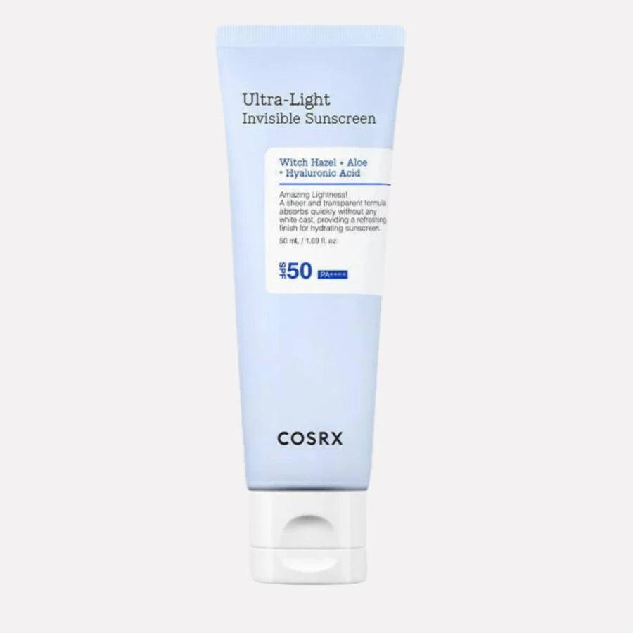 COSRX Ultra Light Invisible Sunscreen – Protector solar ultraligero SPF50 PA++++ (50 ml)