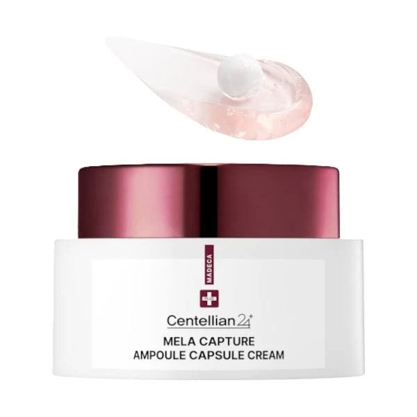 Centellian24 Madeca Mela Capture Ampoule Capsule Cream – Crema iluminadora con TECA y glutatión (55 ml)