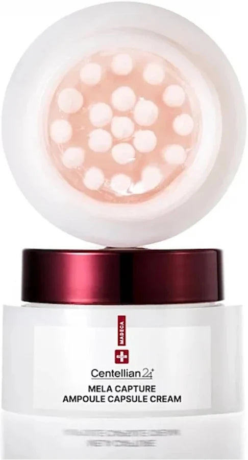 Centellian24 Madeca Mela Capture Ampoule Capsule Cream – Crema iluminadora con TECA y glutatión (55 ml)